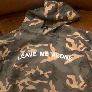 “Leave me alone” hoodie